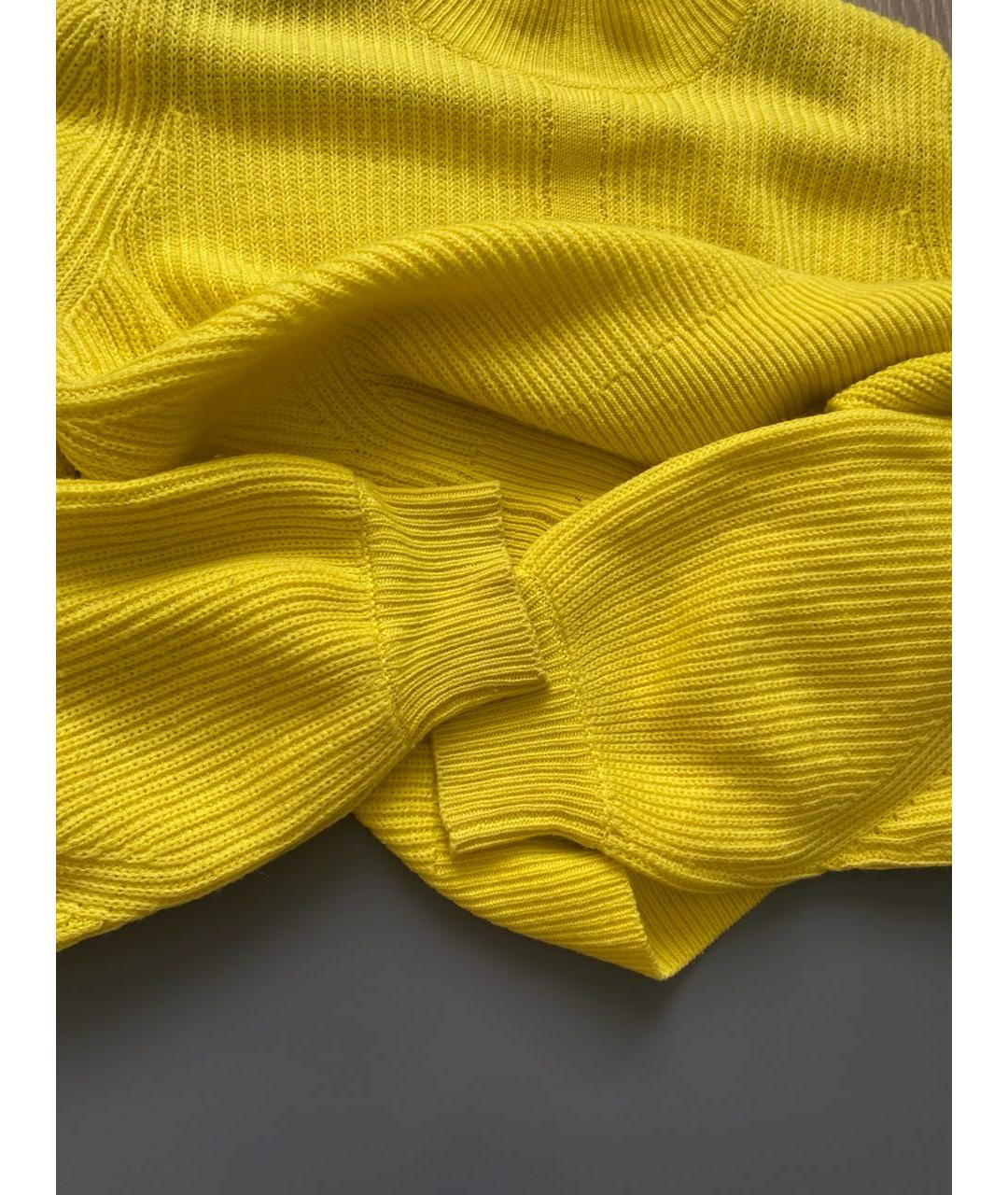THE KOOPLES Желтый шерстяной джемпер / свитер, фото 5