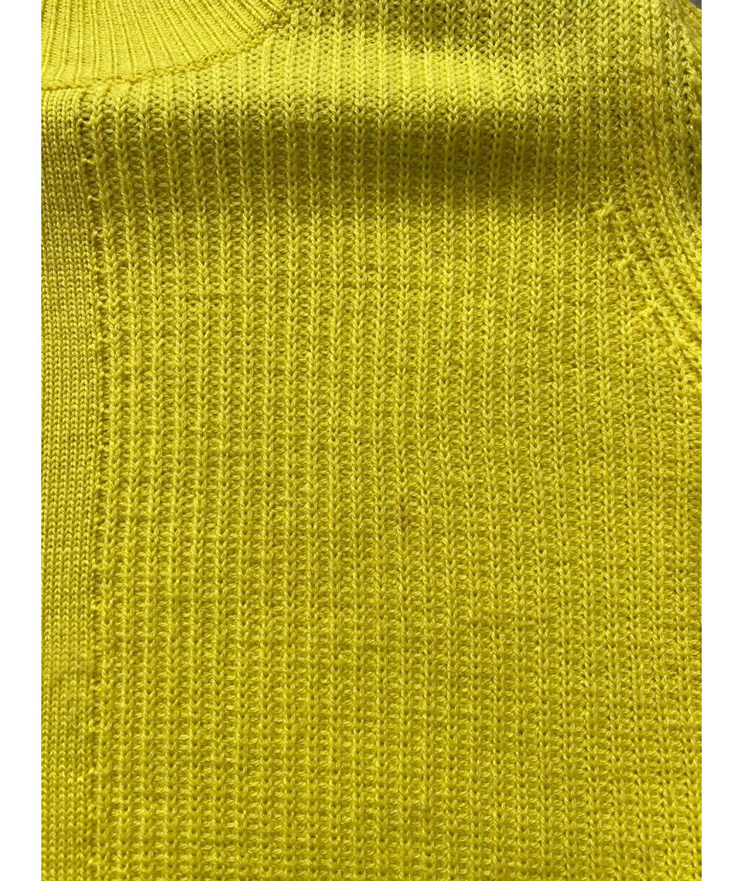 THE KOOPLES Желтый шерстяной джемпер / свитер, фото 6