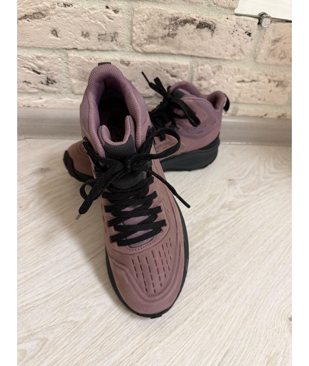 THE NORTH FACE Фиолетовые замшевые ботинки, фото 2