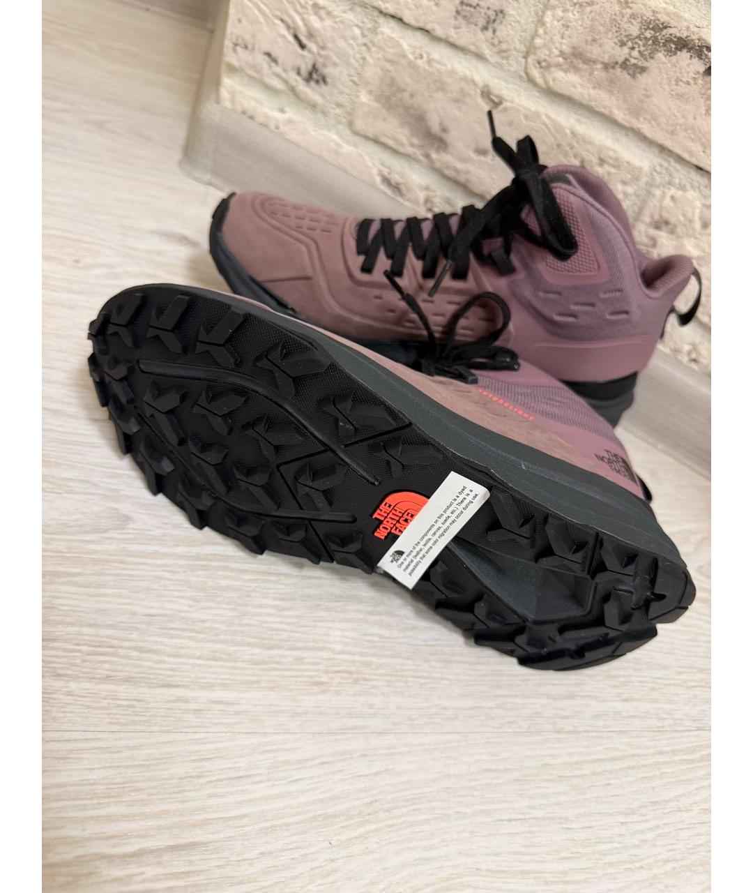 THE NORTH FACE Фиолетовые замшевые ботинки, фото 3