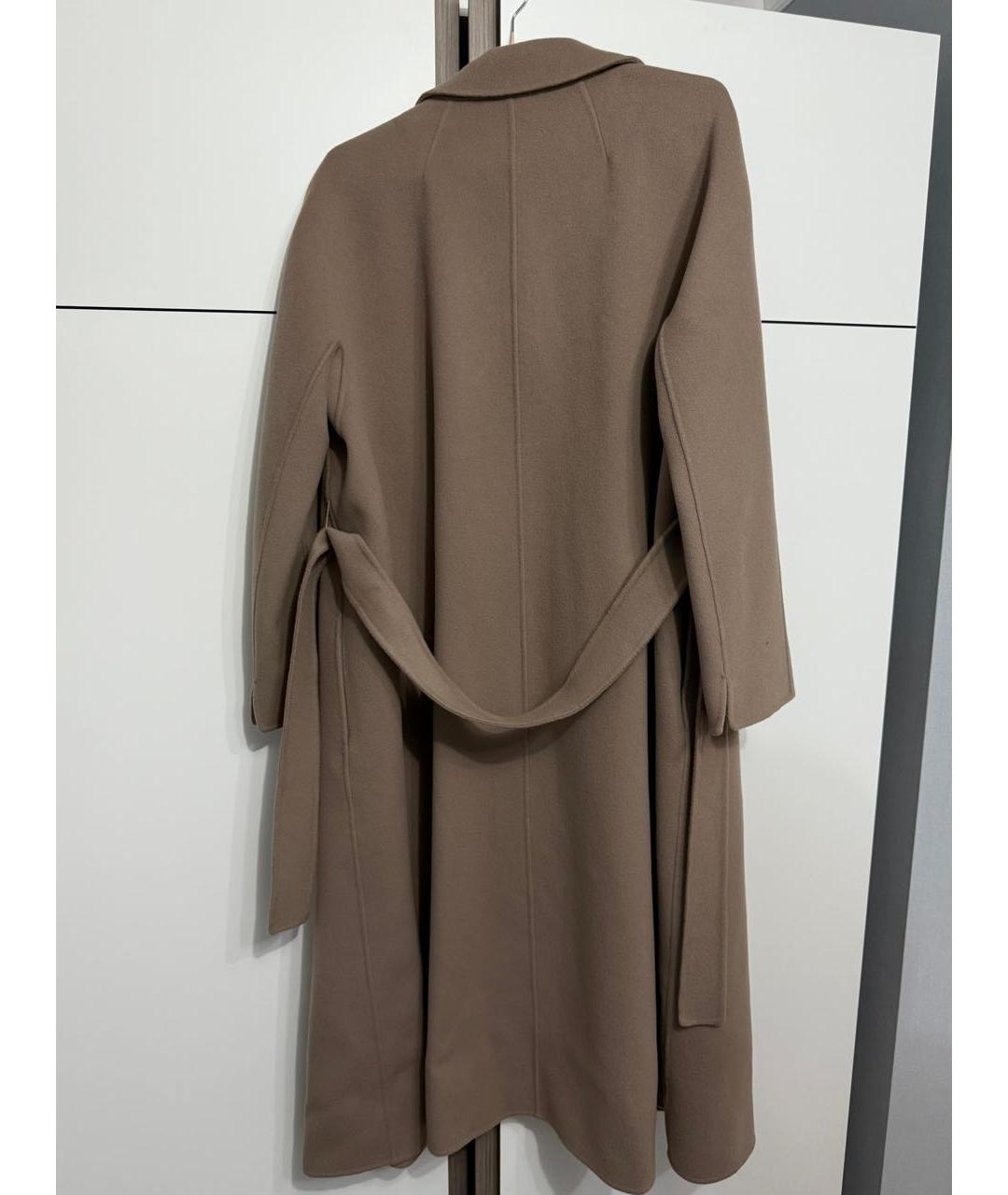 'S MAX MARA Бежевое шерстяное пальто, фото 3