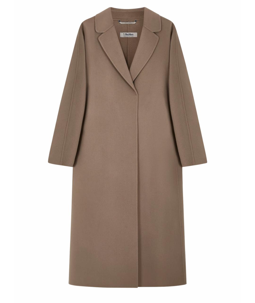 'S MAX MARA Бежевое шерстяное пальто, фото 1