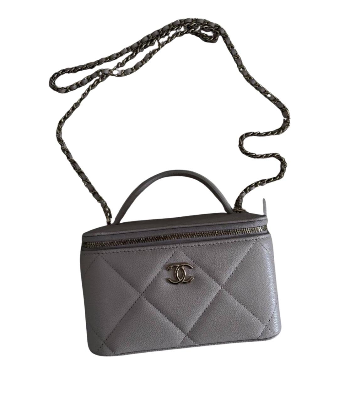 CHANEL Розовая кожаная сумка тоут, фото 1