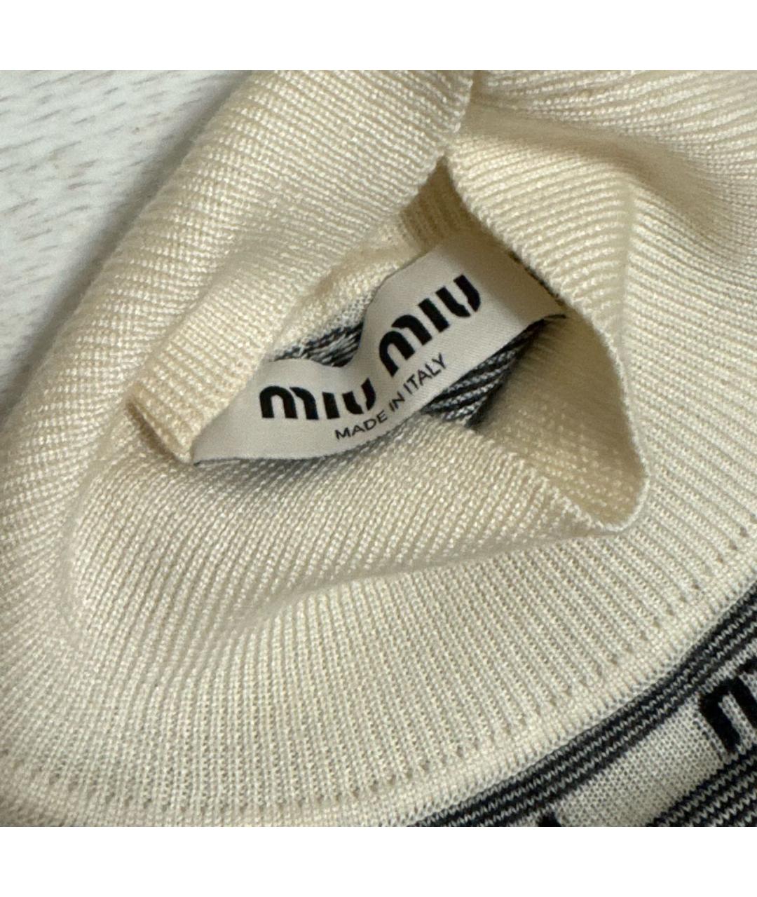 MIU MIU Мульти шерстяная жилетка, фото 4