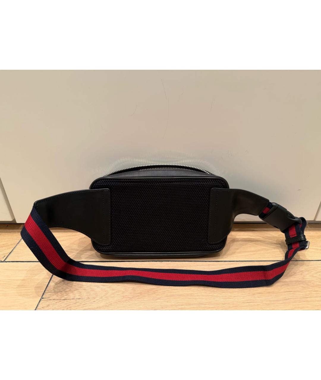 GUCCI Черная поясная сумка, фото 2