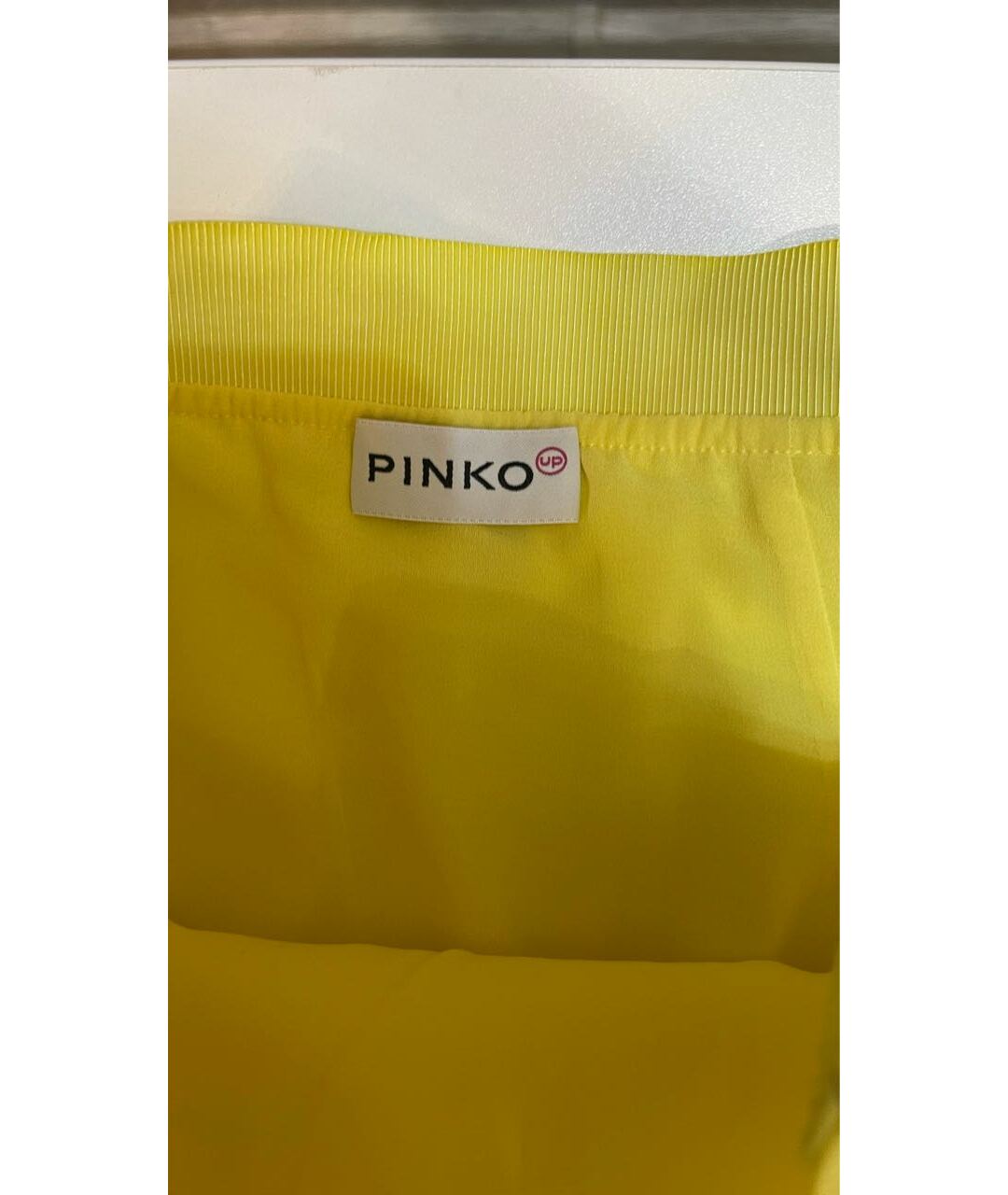 PINKO Желтая хлопковая юбка, фото 3