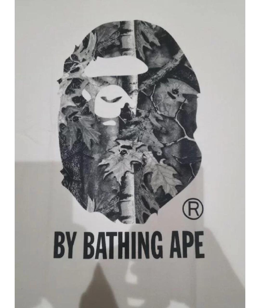 A BATHING APE Белая хлопковая футболка, фото 2
