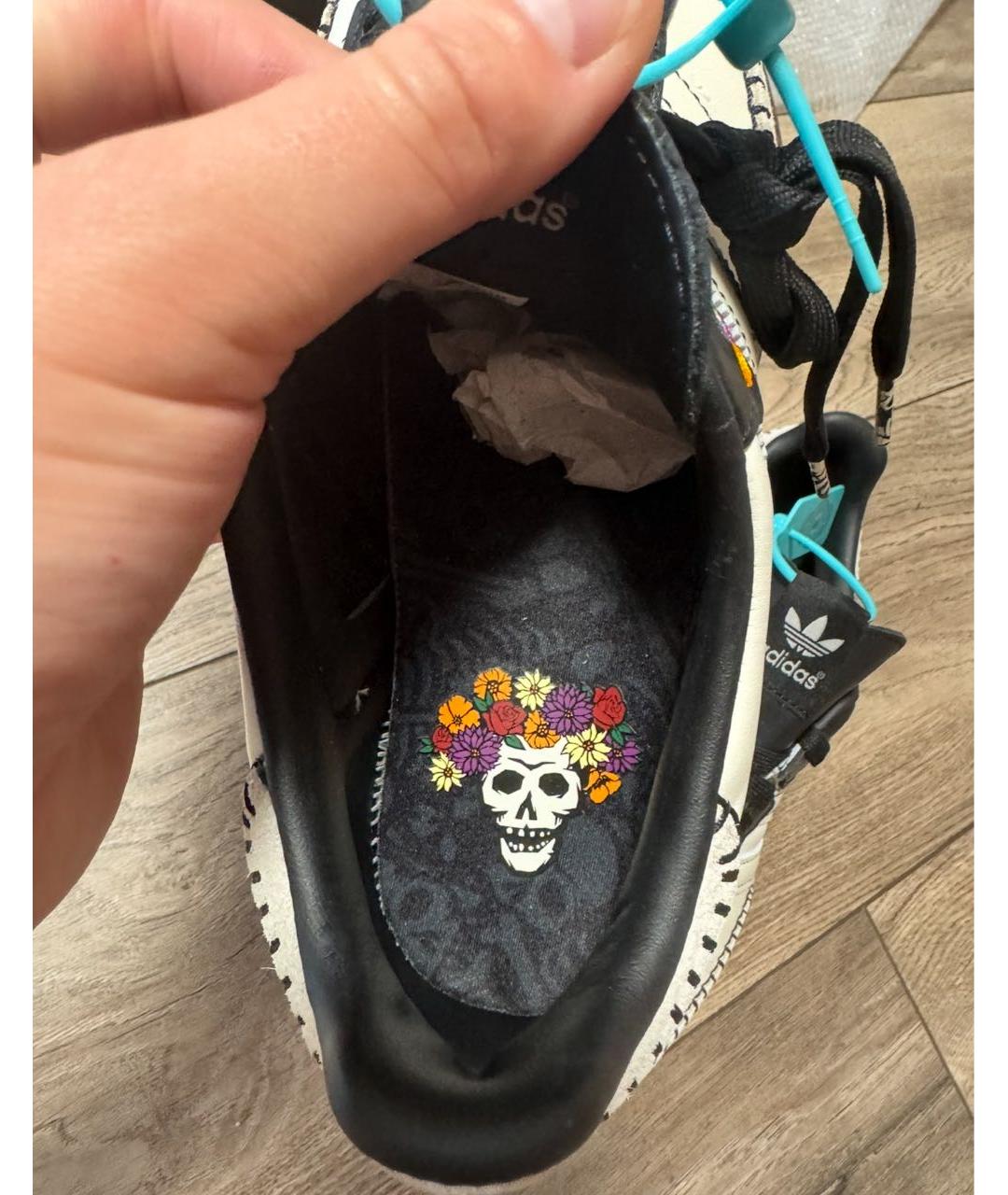 ADIDAS Белые кожаные кеды, фото 7