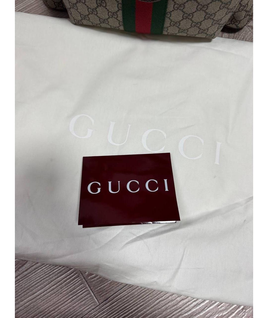 GUCCI Бежевый рюкзак, фото 7