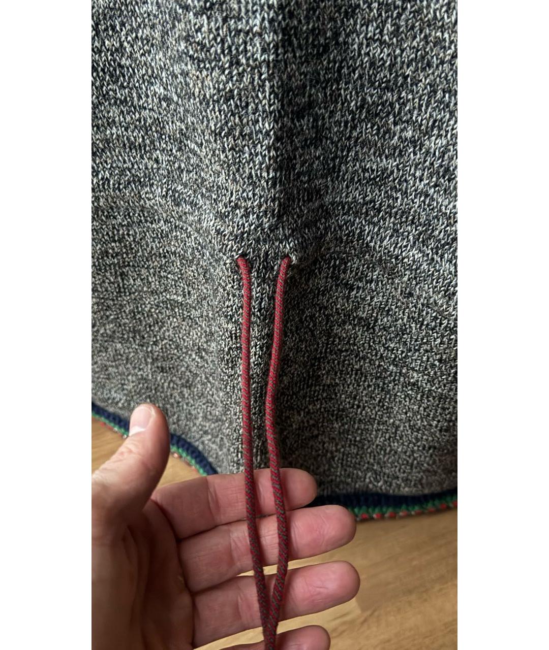 CHANEL Серый шерстяной джемпер / свитер, фото 4
