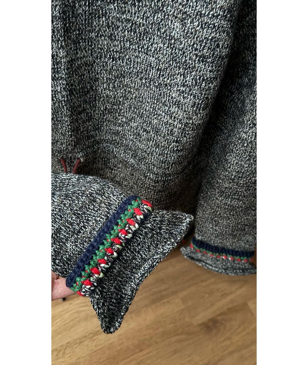 CHANEL Серый шерстяной джемпер / свитер, фото 3