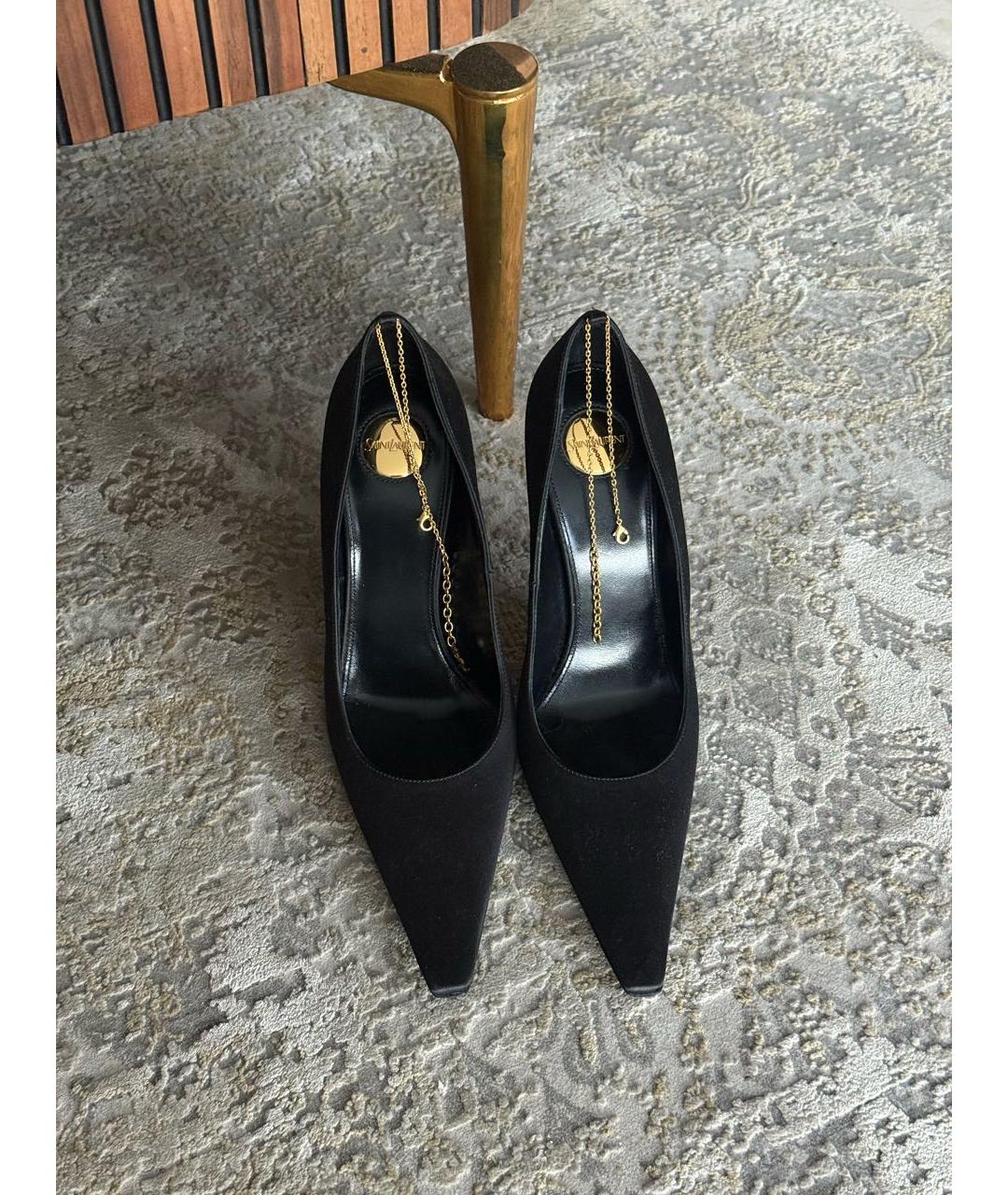 SAINT LAURENT Черные туфли, фото 5