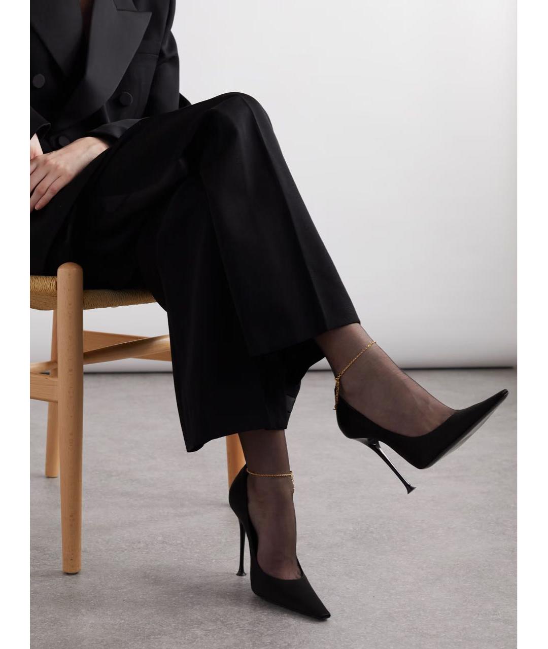 SAINT LAURENT Черные туфли, фото 2