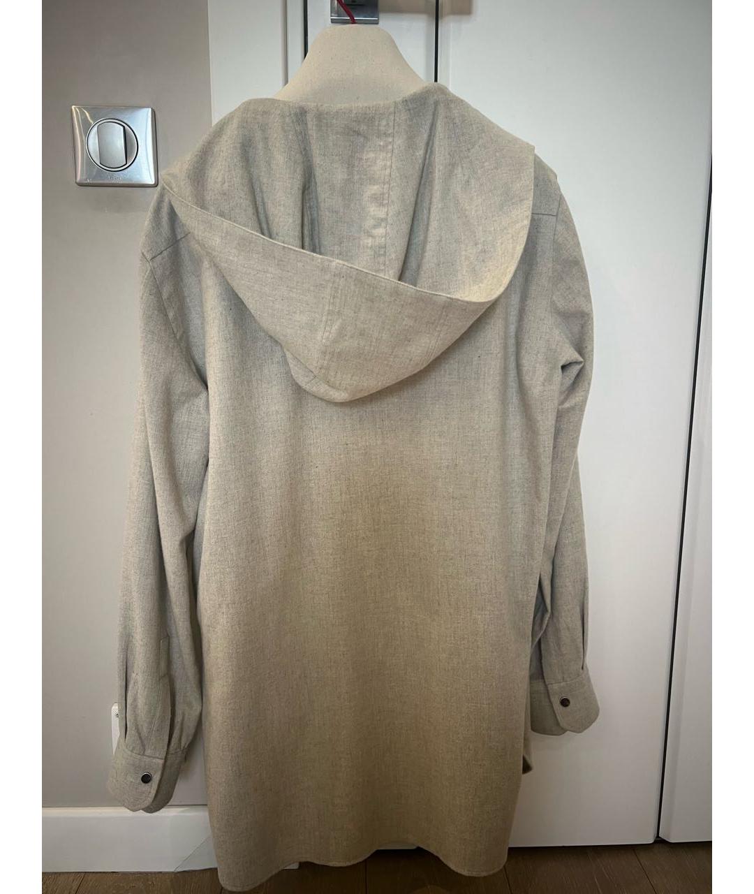 KITON Бежевая хлопковая рубашка, фото 3