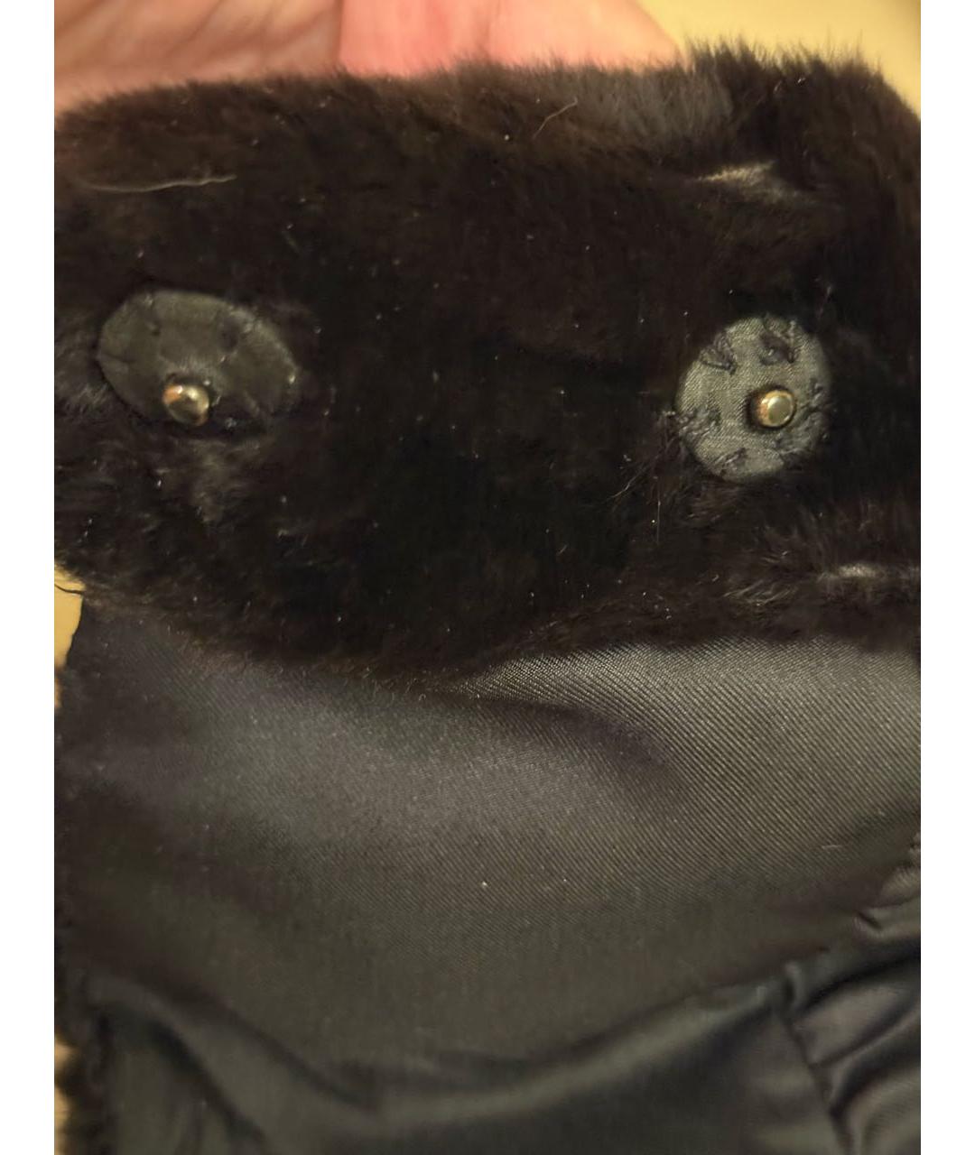 LOUIS VUITTON Коричневая меховая шуба, фото 5