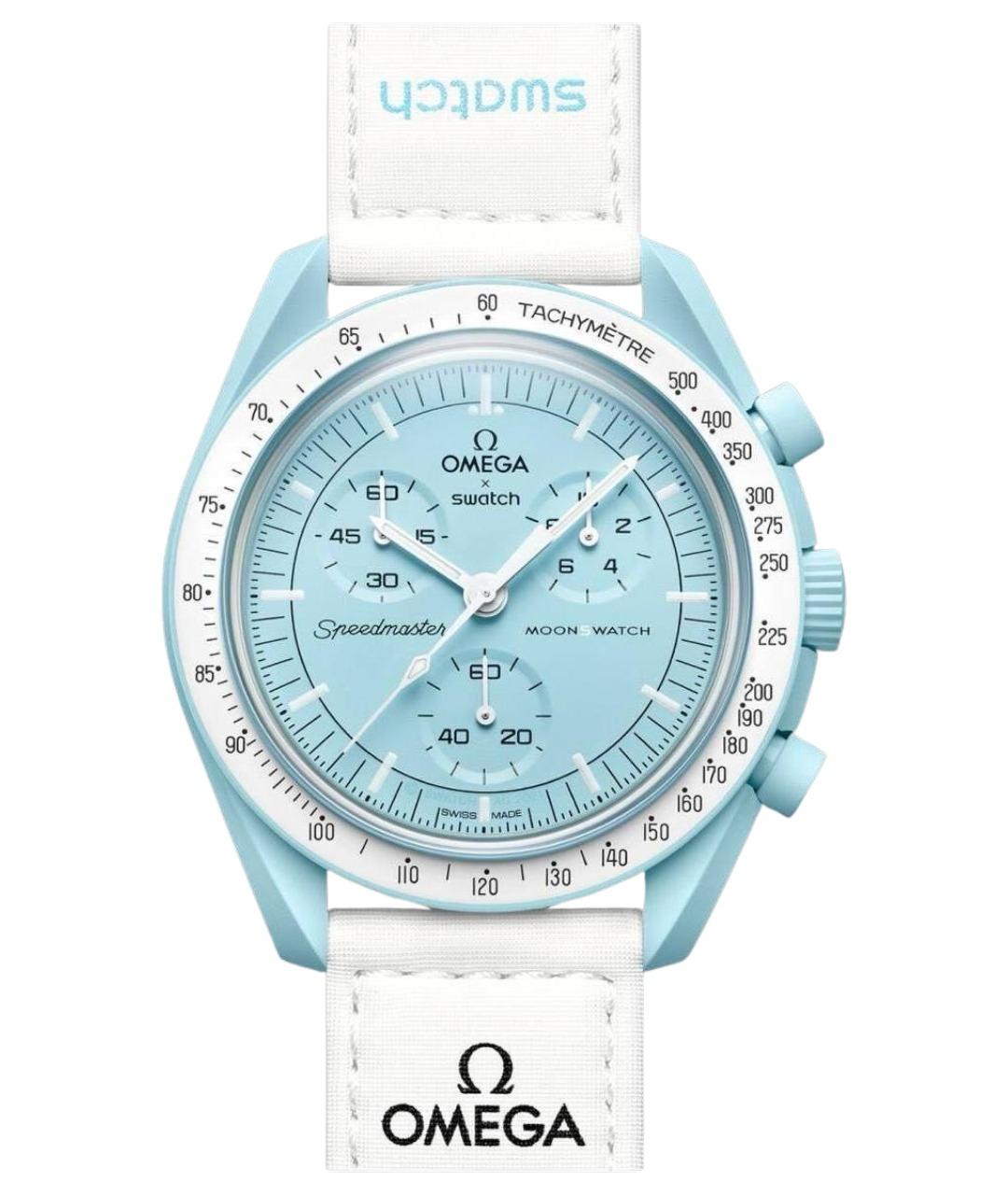 OMEGA Бирюзовые часы, фото 1