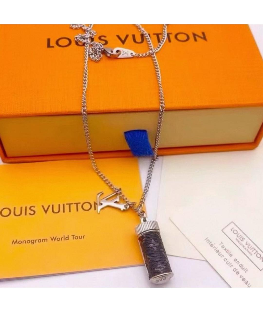 LOUIS VUITTON Серебряное колье, фото 2