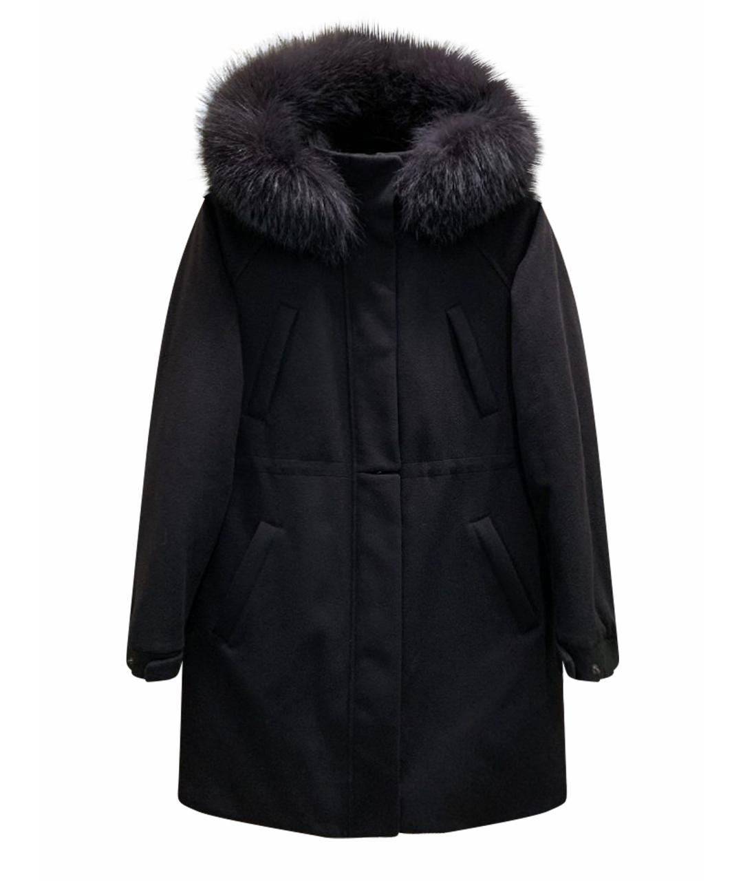 LORO PIANA Черная кашемировая парка, фото 1