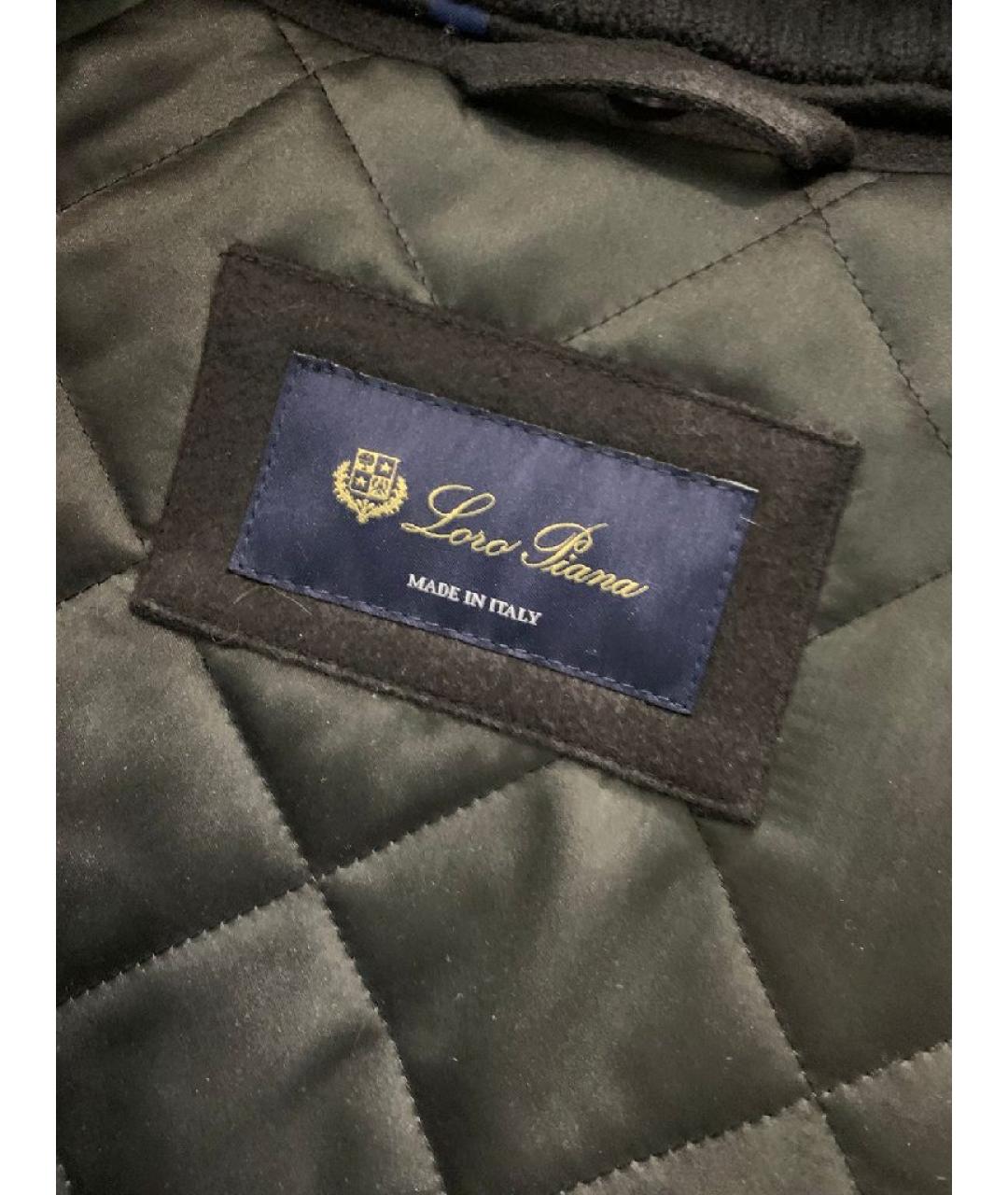 LORO PIANA Черная кашемировая парка, фото 7