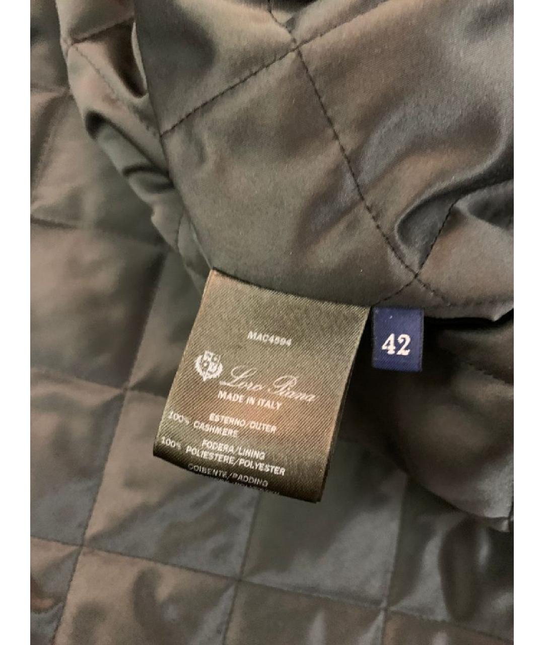 LORO PIANA Черная кашемировая парка, фото 5