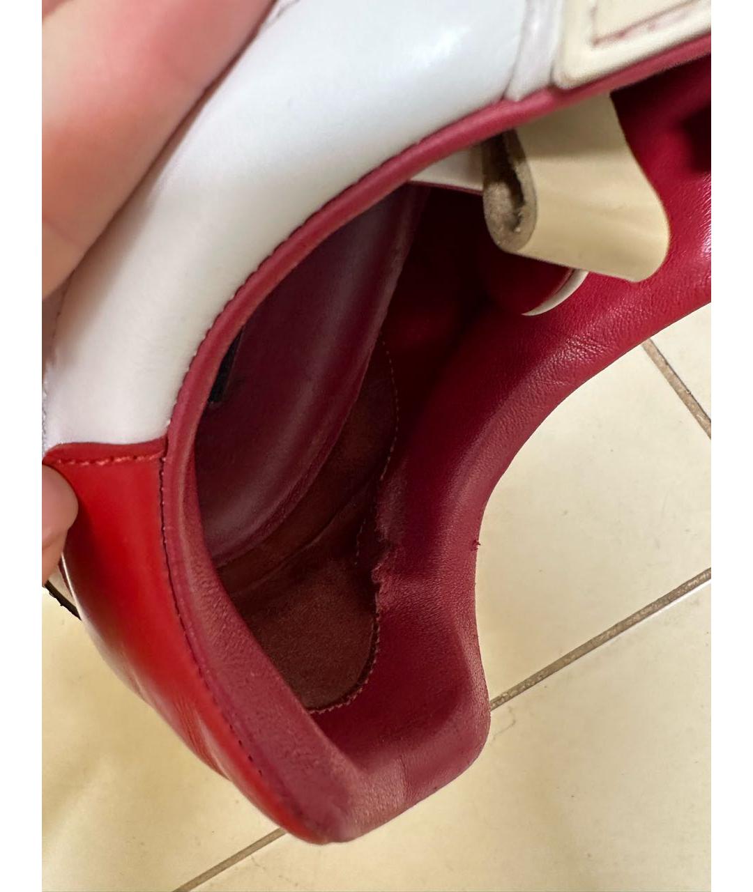 DOLCE&GABBANA Мульти кожаные низкие кроссовки / кеды, фото 4