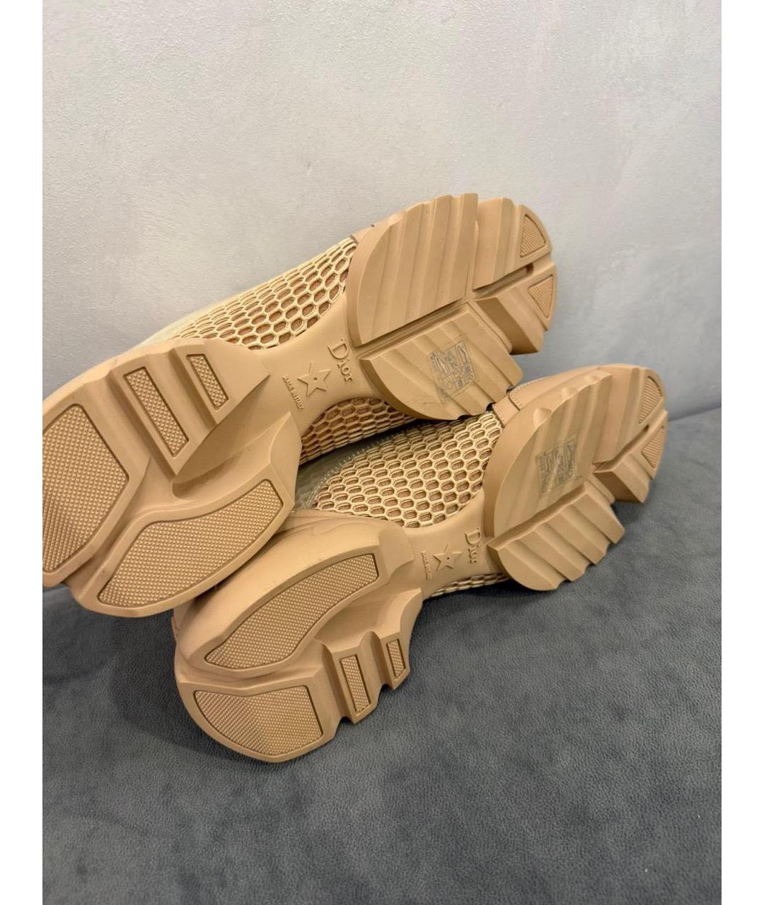 CHRISTIAN DIOR Бежевые кроссовки, фото 5