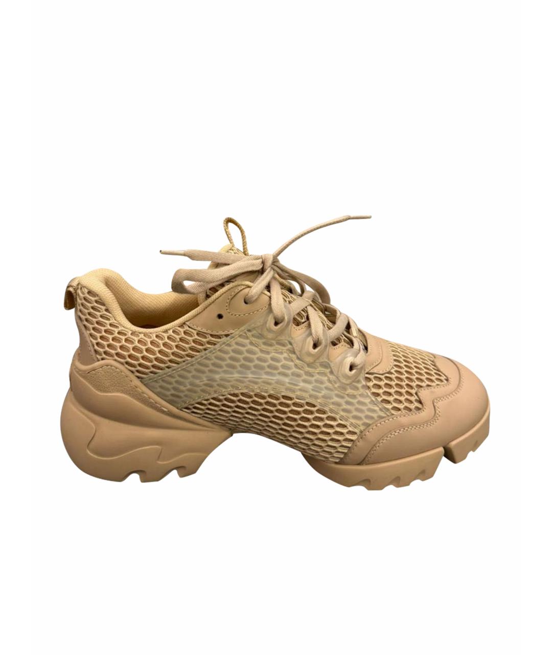 CHRISTIAN DIOR Бежевые кроссовки, фото 1