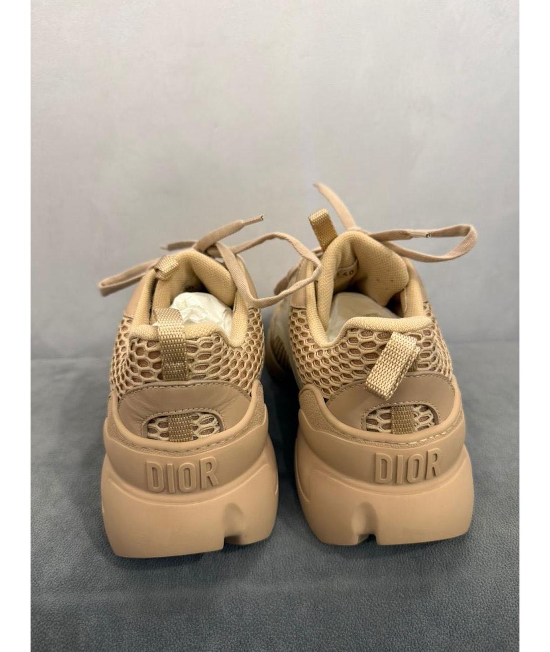 CHRISTIAN DIOR Бежевые кроссовки, фото 3