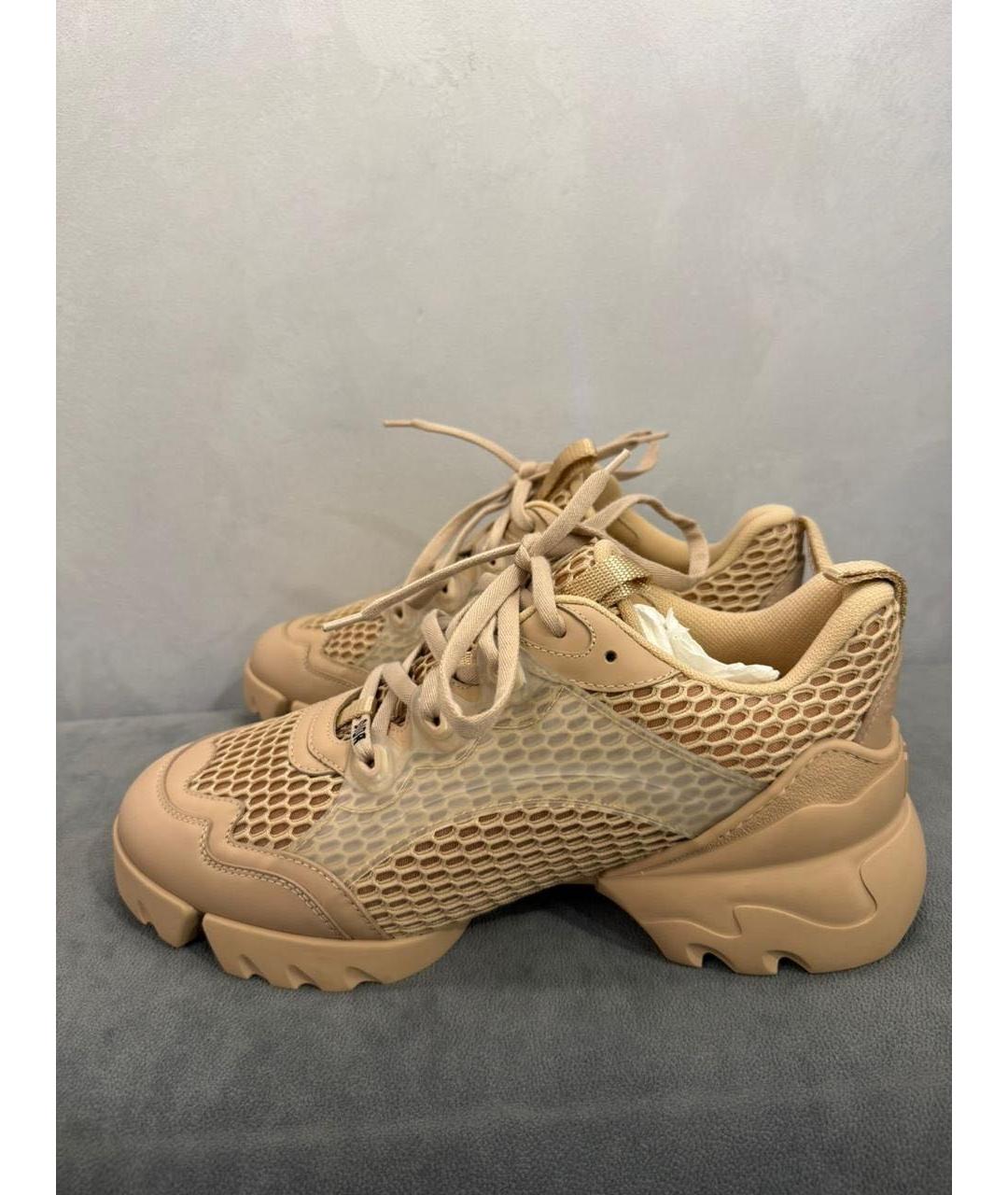 CHRISTIAN DIOR Бежевые кроссовки, фото 2