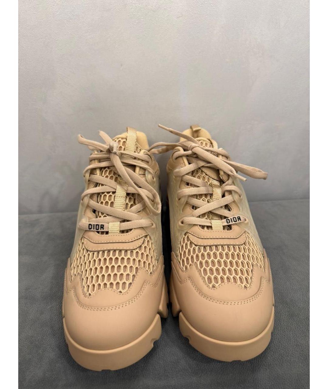 CHRISTIAN DIOR Бежевые кроссовки, фото 4