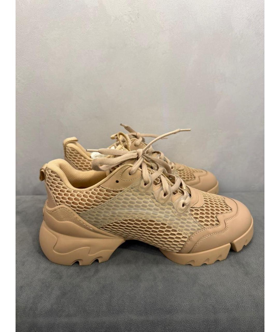 CHRISTIAN DIOR Бежевые кроссовки, фото 7