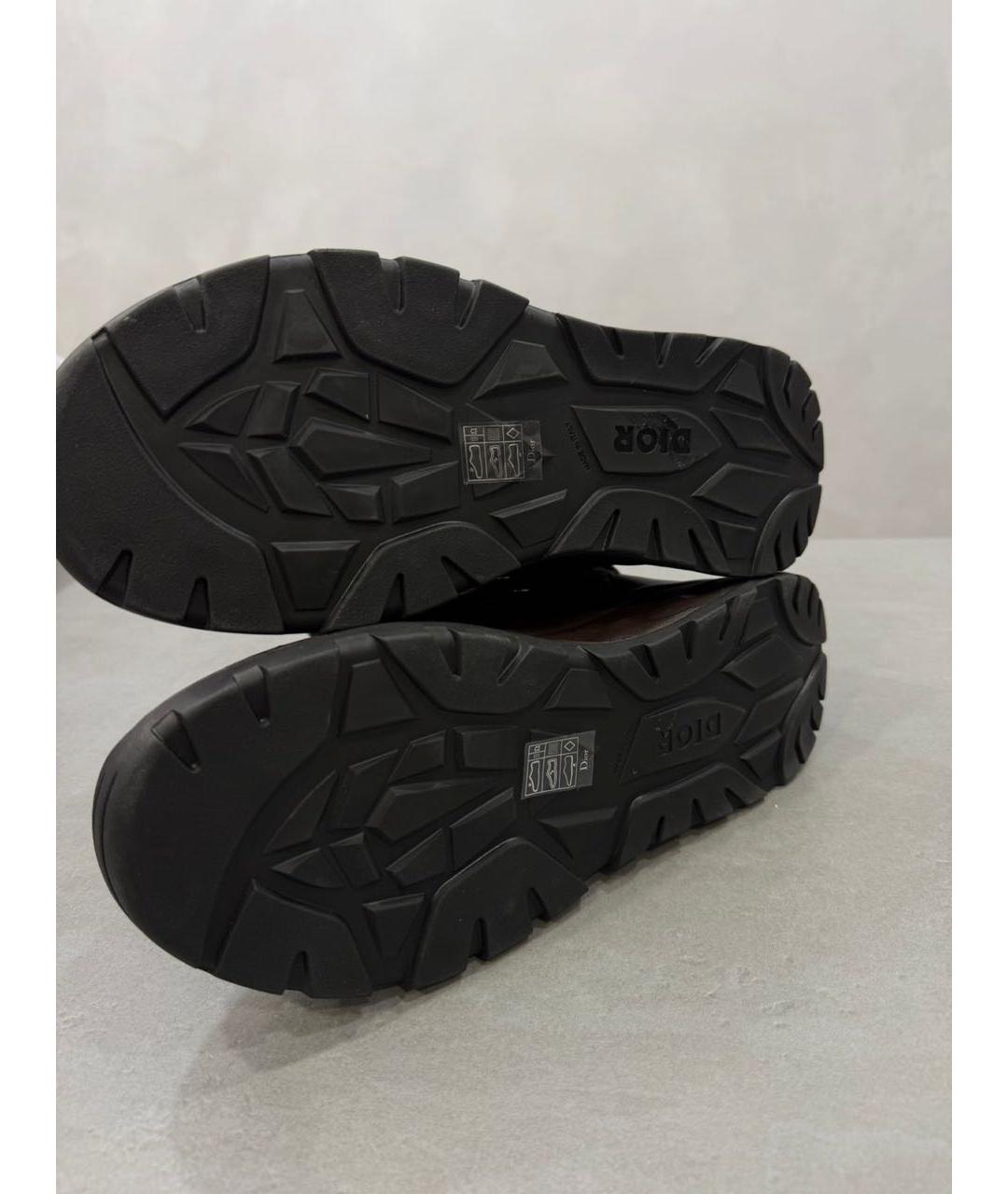 CHRISTIAN DIOR Коричневые высокие ботинки, фото 6