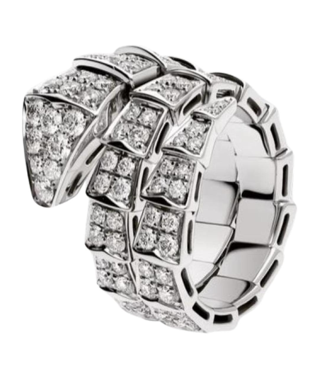 BVLGARI Белое кольцо из белого золота, фото 1