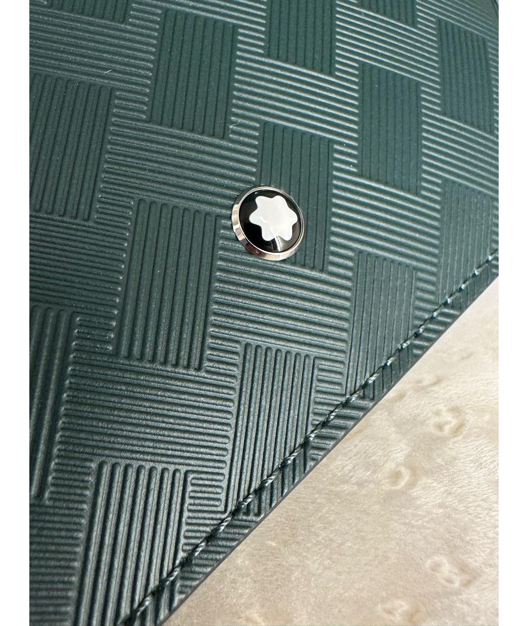 MONTBLANC Зеленый кошелек, фото 5