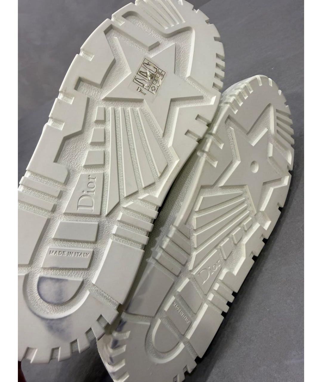 CHRISTIAN DIOR Мульти кожаные кеды, фото 7