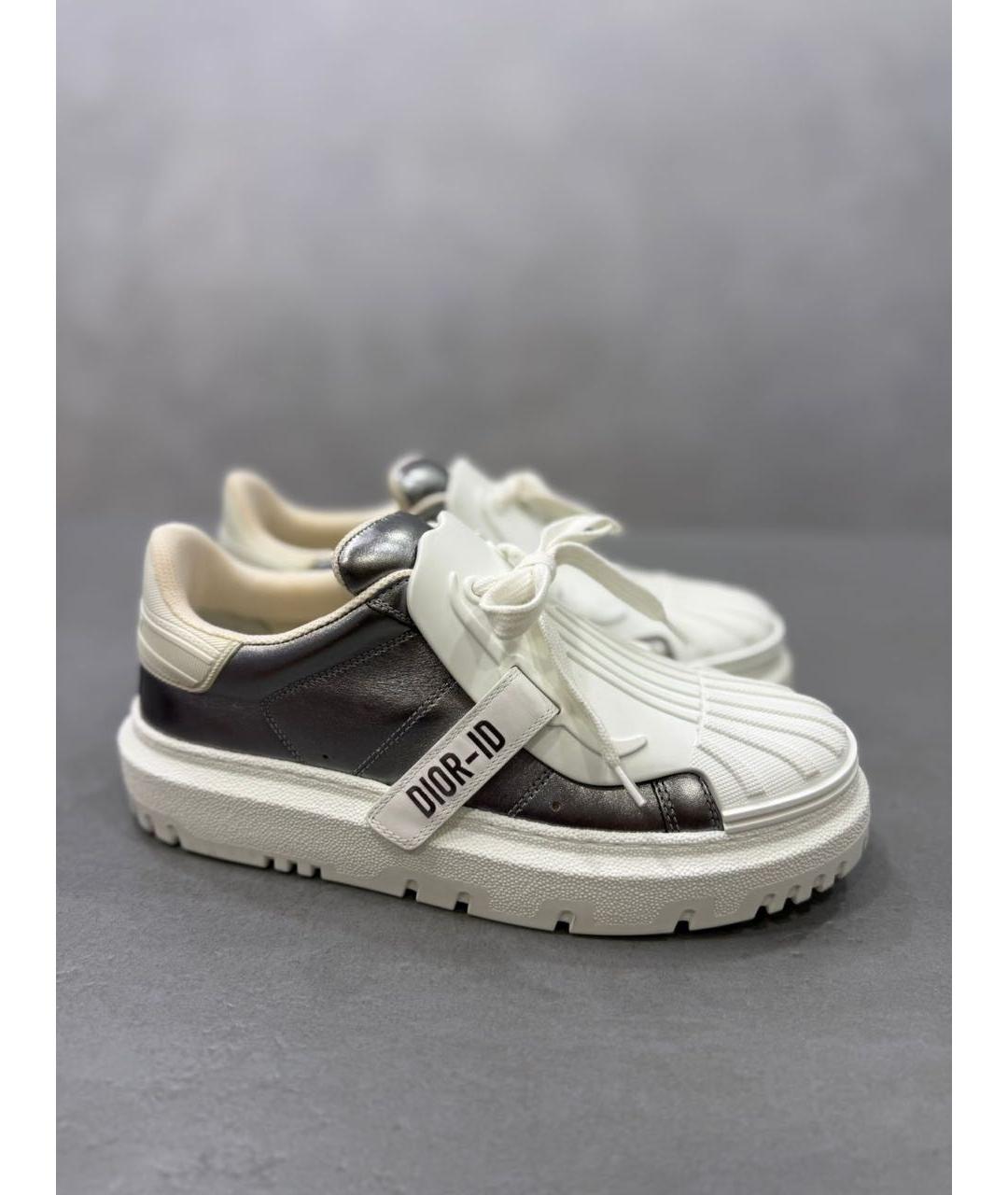 CHRISTIAN DIOR Мульти кожаные кеды, фото 9