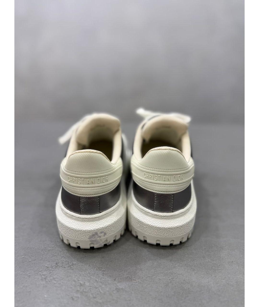 CHRISTIAN DIOR Мульти кожаные кеды, фото 2