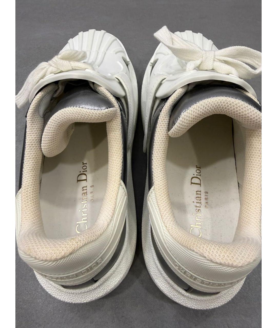 CHRISTIAN DIOR Мульти кожаные кеды, фото 4