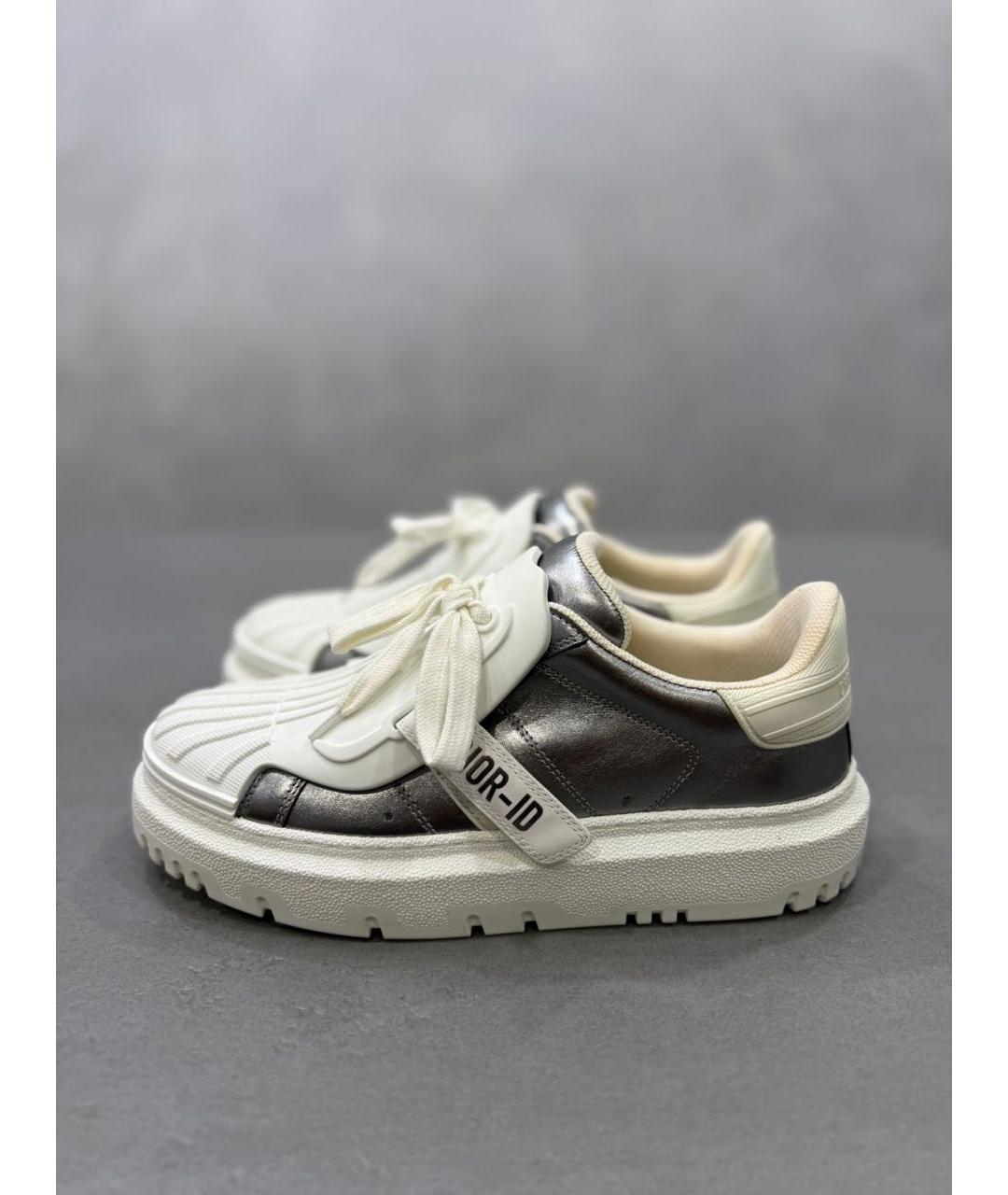 CHRISTIAN DIOR Мульти кожаные кеды, фото 3