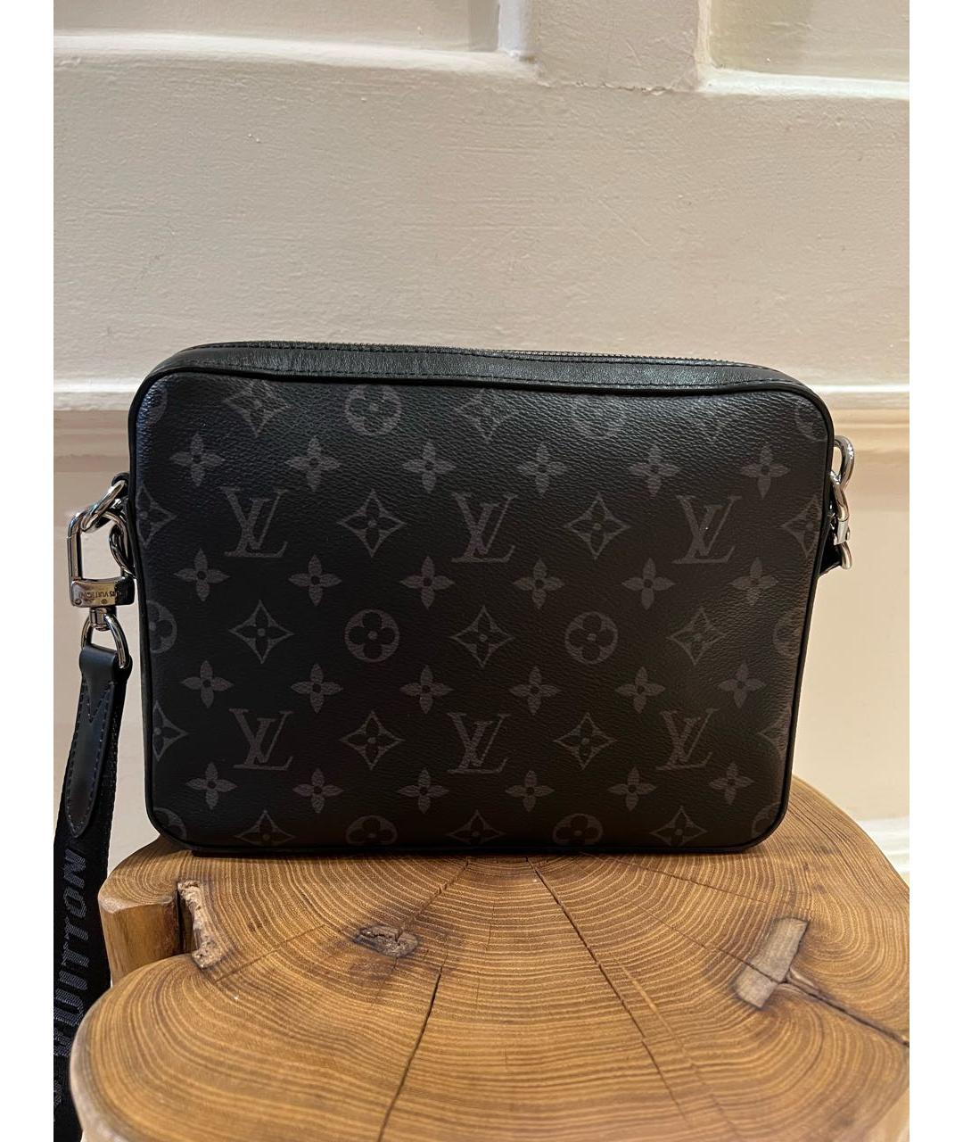 LOUIS VUITTON Черная сумка на плечо, фото 3
