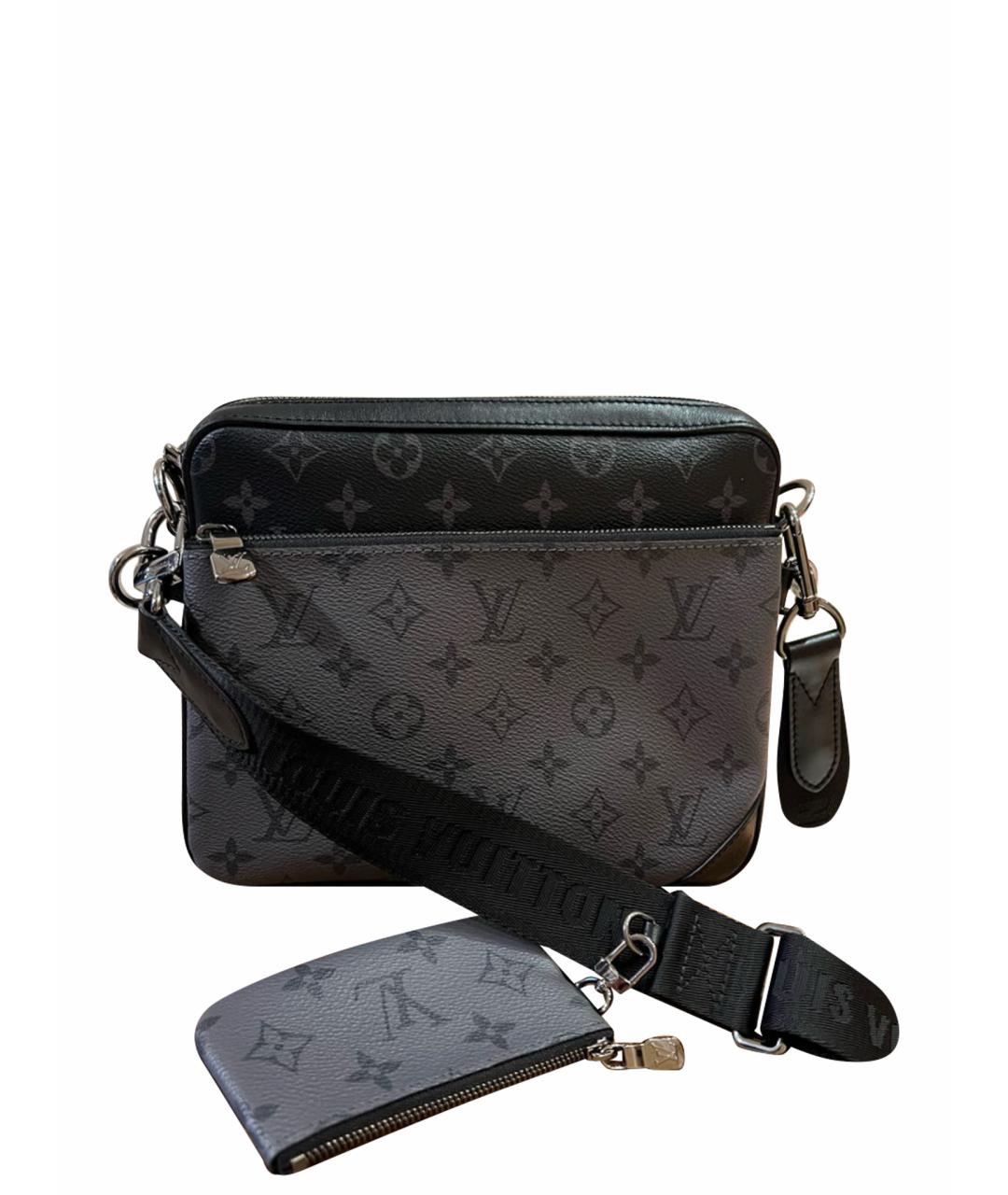 LOUIS VUITTON Черная сумка на плечо, фото 1
