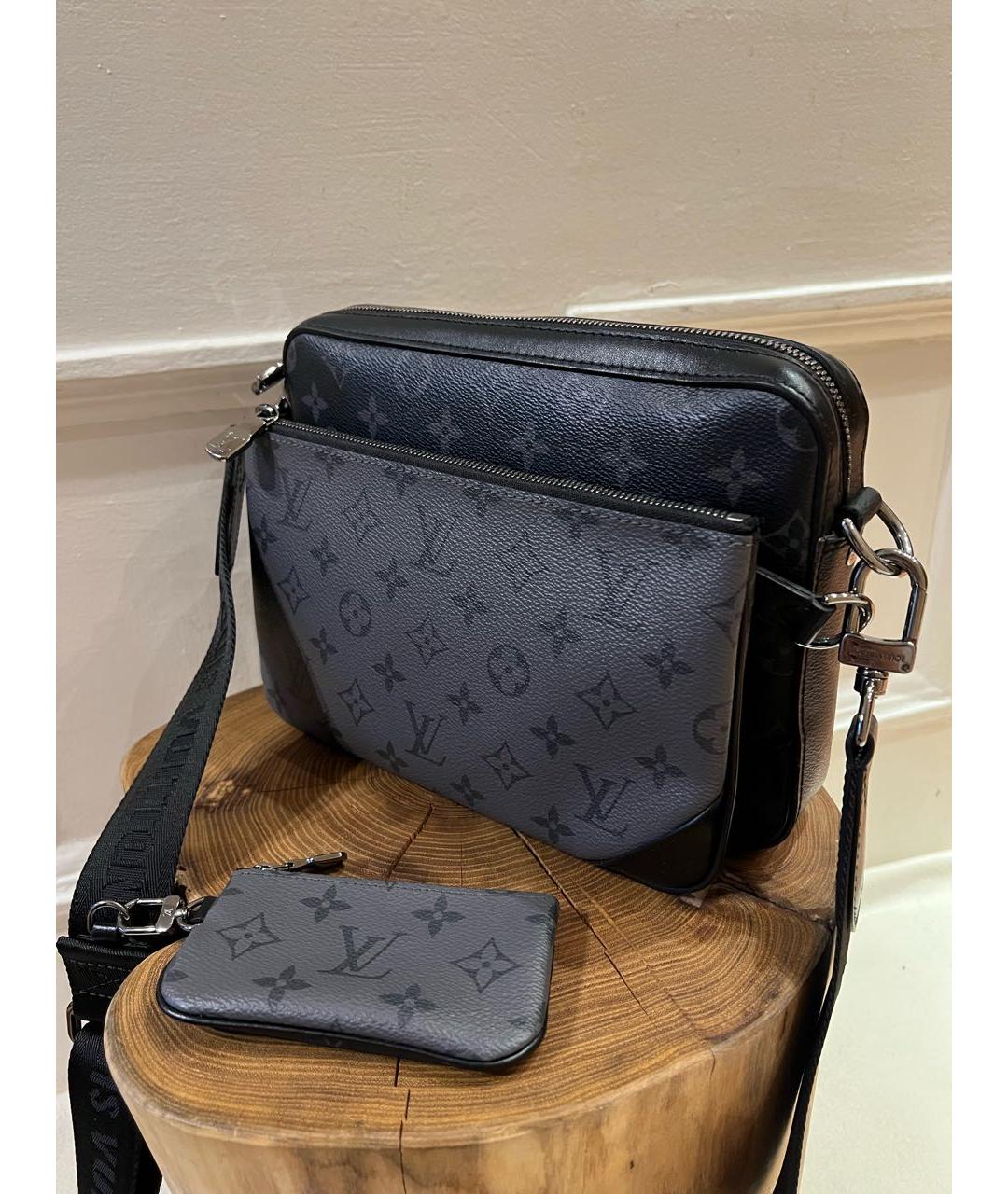 LOUIS VUITTON Черная сумка на плечо, фото 2