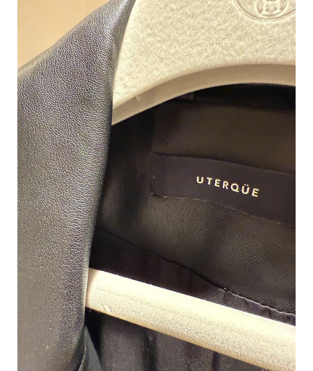 PEUTEREY Черная кожаная куртка, фото 4