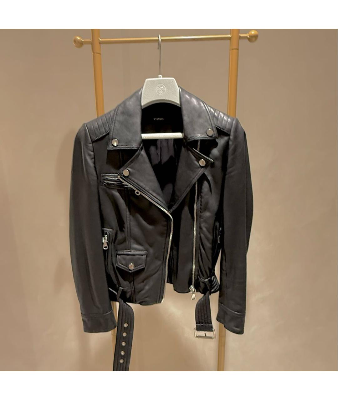 PEUTEREY Черная кожаная куртка, фото 2