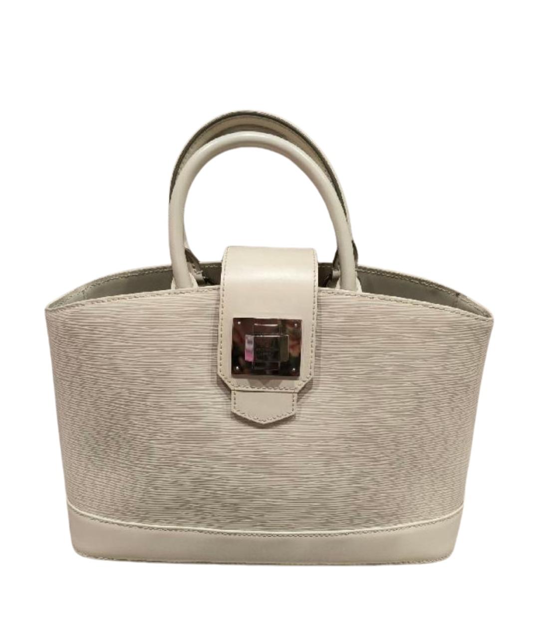 LOUIS VUITTON Бежевая кожаная сумка тоут, фото 1