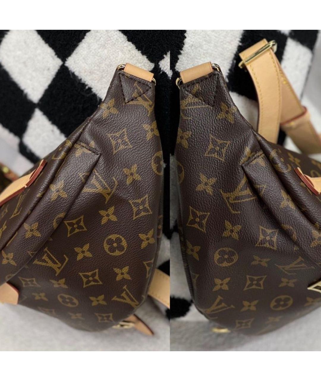 LOUIS VUITTON Коричневая поясная сумка, фото 3