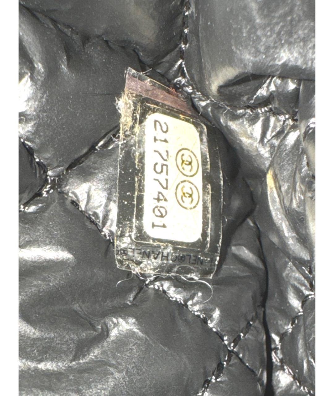 CHANEL Черная кожаная сумка через плечо, фото 7