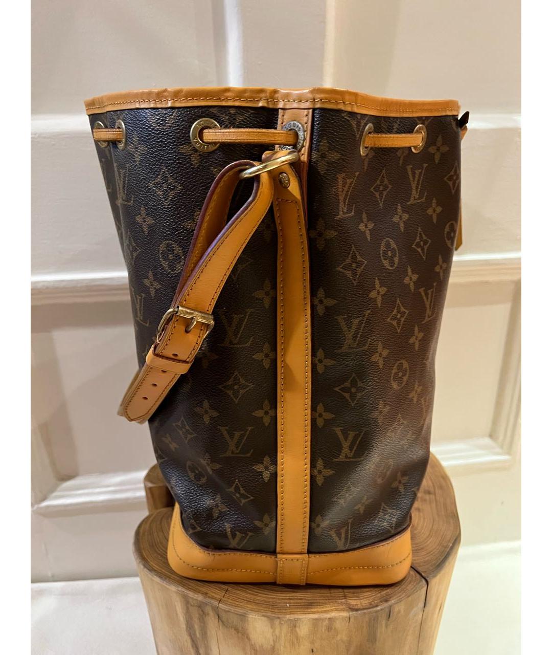 LOUIS VUITTON Коричневая сумка тоут, фото 5