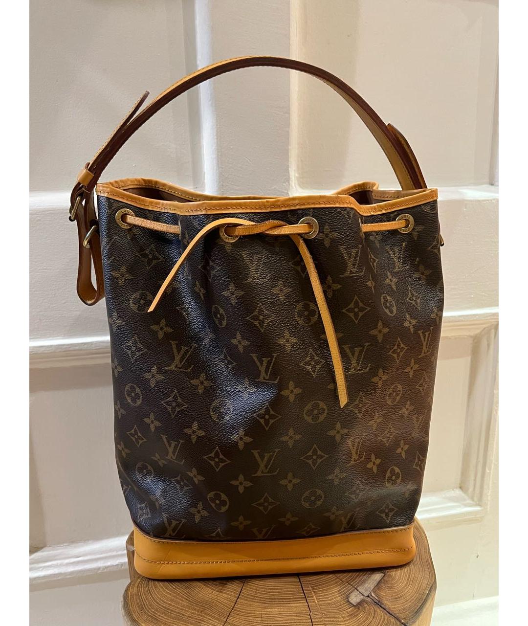 LOUIS VUITTON Коричневая сумка тоут, фото 9