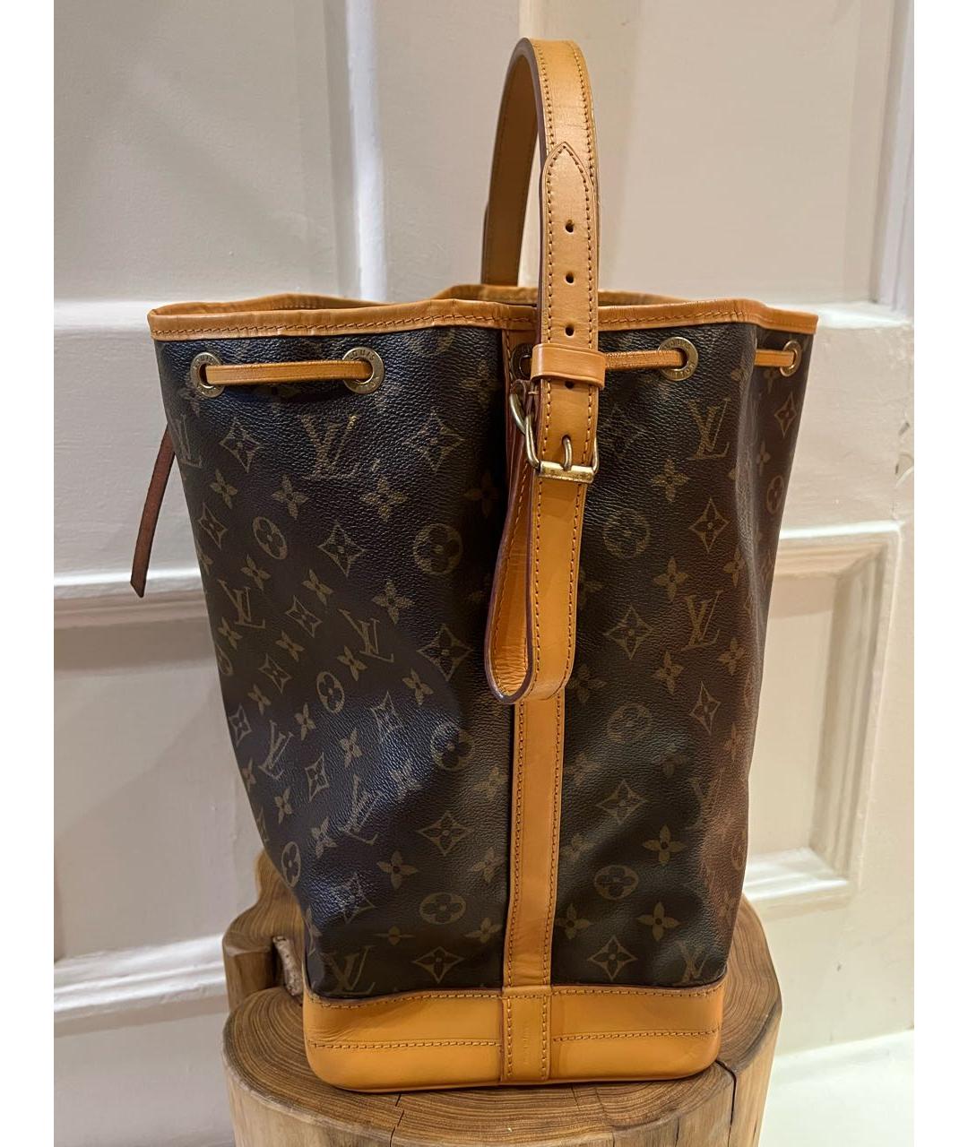 LOUIS VUITTON Коричневая сумка тоут, фото 2